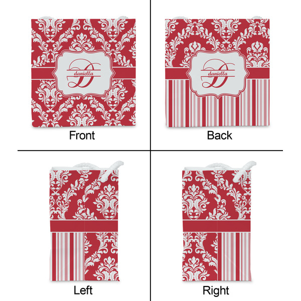 Damask Party Favor Gift Bag - Matte - Approval