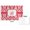 Damask Disposable Paper Placemat - Front & Back