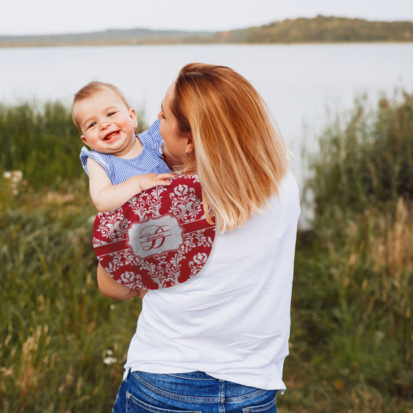 Damask Peanut Shaped Burp - Lifestyle