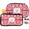 Damask Pencil / School Supplies Bags Small and Medium