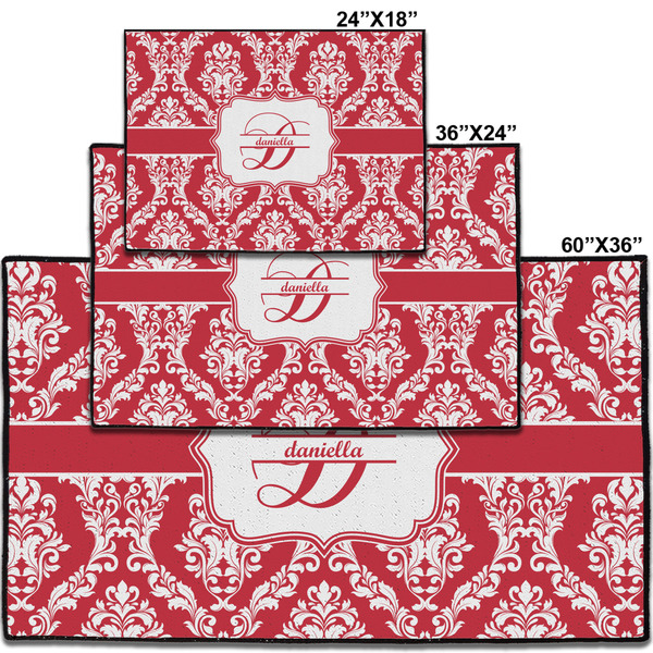 Damask Personalized Door Mat - Group Parent IMF
