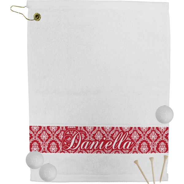 Custom Damask Golf Bag Towel (Personalized)