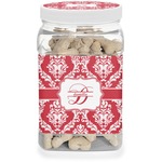 Damask Dog Treat Jar (Personalized)