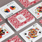 Damask Playing Cards - Front & Back View