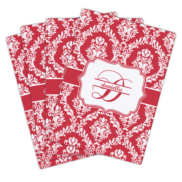 Damask Playing Cards - Hand Back View