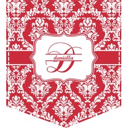 Damask Iron On Faux Pocket (Personalized)
