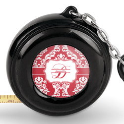 Damask Pocket Tape Measure - 6 Ft w/ Carabiner Clip (Personalized)