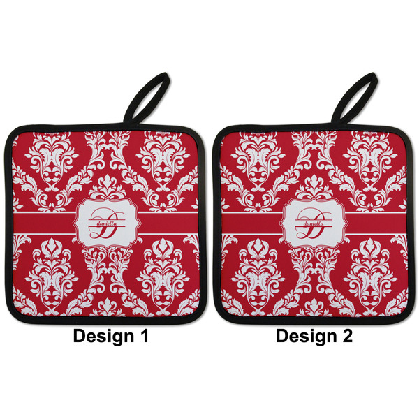 Damask Pot Holders - Set of 2 APPROVAL