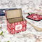 Damask Recipe Box - Full Color - In Context