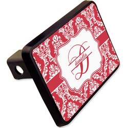 Damask Rectangular Trailer Hitch Cover - 2" (Personalized)