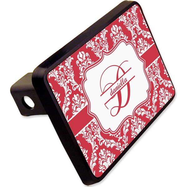 Custom Damask Rectangular Trailer Hitch Cover - 2" (Personalized)