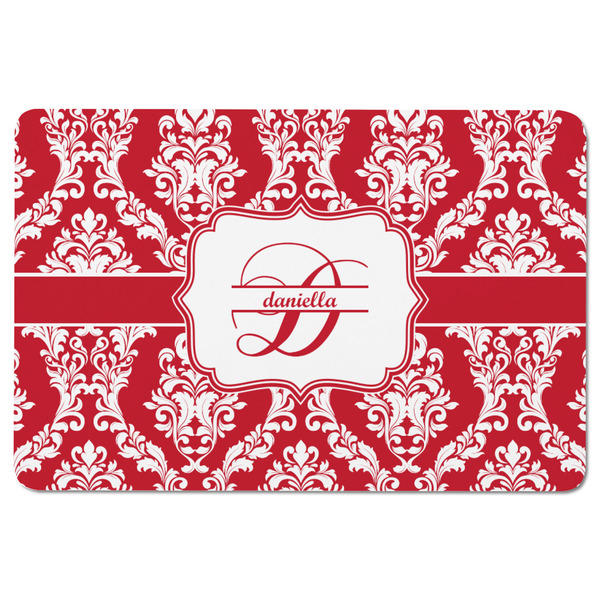 Damask Rectangular Fridge Magnet - FRONT