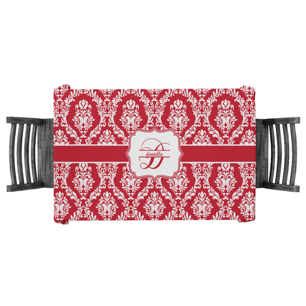 Custom Damask Tablecloth - 58"x58" (Personalized)