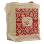 Damask Reusable Cotton Grocery Bag - Single (Personalized)