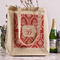 Damask Reusable Cotton Grocery Bag - In Context