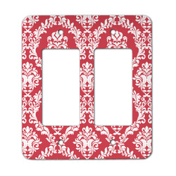 Damask Rocker Style Light Switch Cover - Two Switch