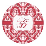 Damask Round Decal - XLarge (Personalized)
