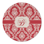 Damask Round Linen Placemat - Single Sided (Personalized)