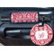 Damask Round Luggage Tag & Handle Wrap - In Context