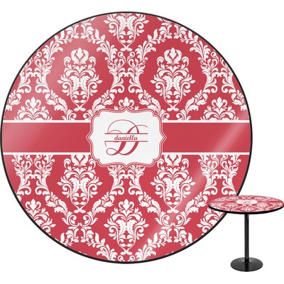 Damask Round Table - 24" (Personalized)