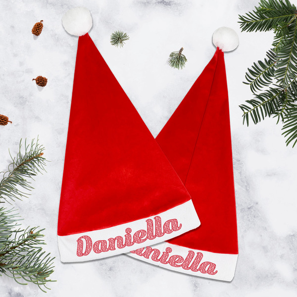 Damask Santa Hat- Main