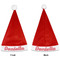 Damask Santa Hats - Front and Back (Double Sided Print) APPROVAL