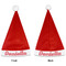 Damask Santa Hat - Front & Back (Personalized)
