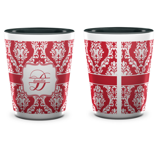 Damask Shot Glass - Two Tone - APPROVAL