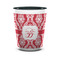 Damask Ceramic Shot Glass - 1.5 oz - Two Tone - Single (Personalized)