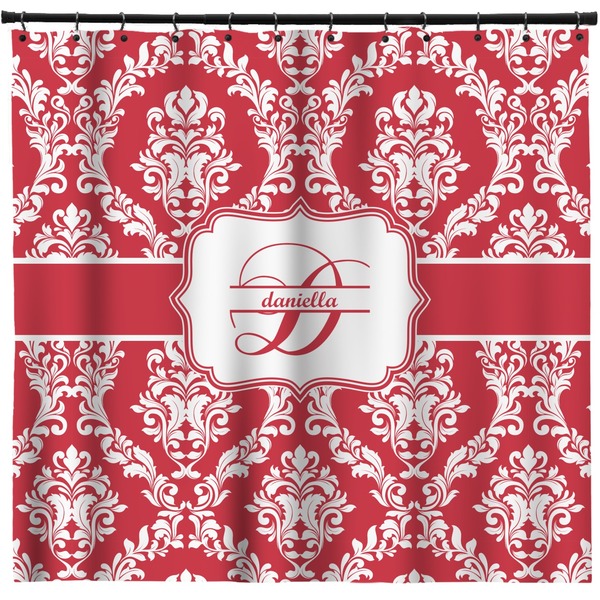 Custom Damask Shower Curtain - 71" x 74" (Personalized)