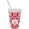 Damask Sippy Cup with Straw (Personalized)
