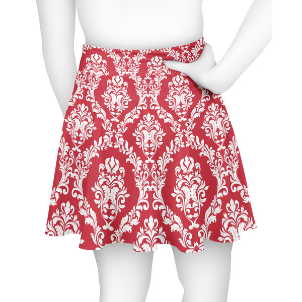 Damask Skater Skirt - Back