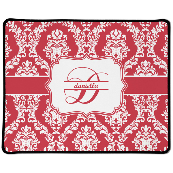 Custom Damask Large Gaming Mouse Pad - 12.5" x 10" (Personalized)