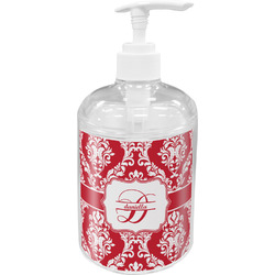 Damask Acrylic Soap & Lotion Bottle (Personalized)