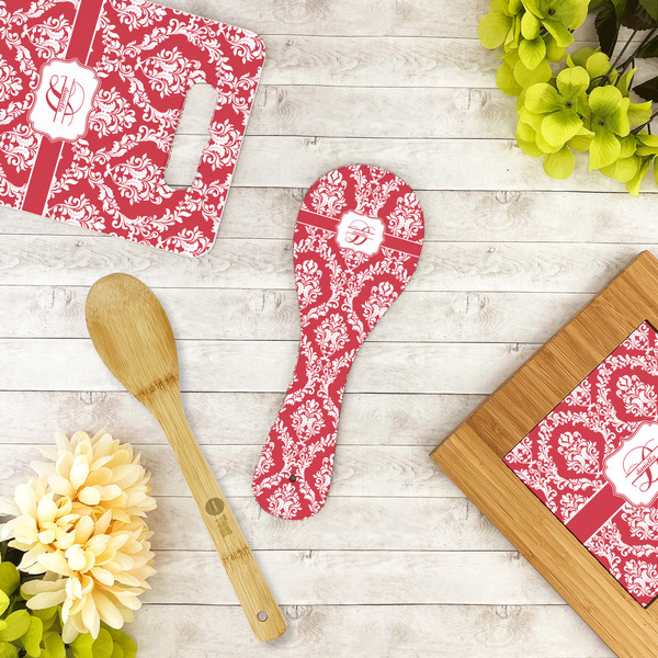 Damask Spoon Rest Trivet - LIFESTYLE