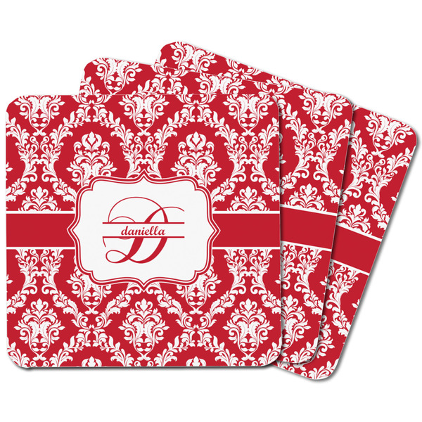 Damask Square Fridge Magnet - MAIN