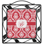 Damask Square Trivet (Personalized)