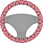 Damask Steering Wheel Cover (Personalized)