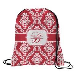 Damask Drawstring Backpack (Personalized)