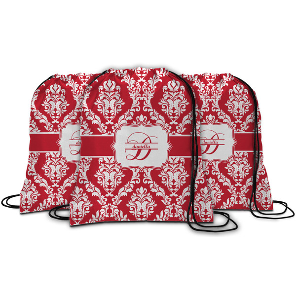 Damask String Backpack - MAIN
