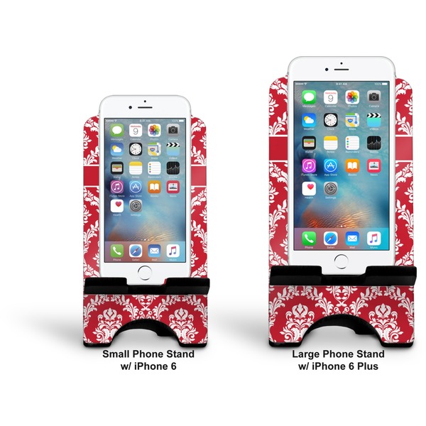 Damask Stylized Phone Stand - Comparison