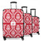 Damask Suitcase Set 1 - MAIN