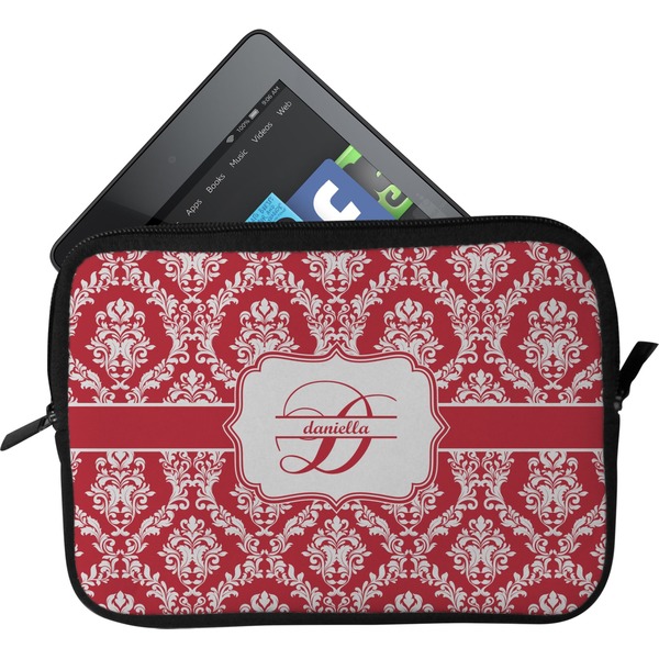 Custom Damask Tablet Case / Sleeve - Small (Personalized)