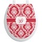 Damask Toilet Seat Decal (Personalized)