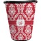 Damask Waste Basket - Single Sided (Black) (Personalized)