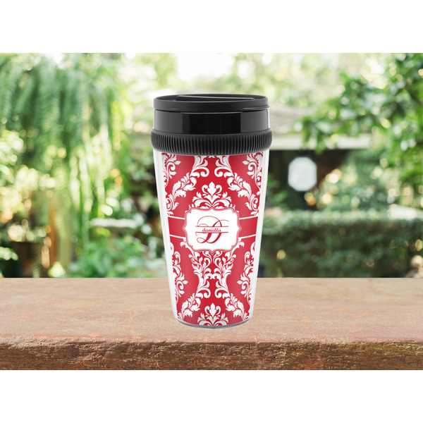 Damask Travel Mug Lifestyle (Personalized)