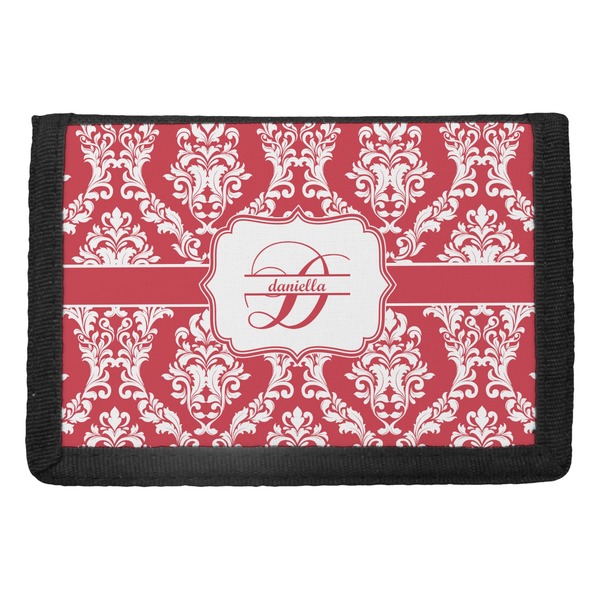 Custom Damask Trifold Wallet (Personalized)