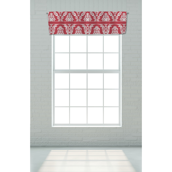 Damask Valance - On window