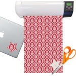 Damask Sticker Vinyl Sheet (Permanent)