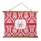 Damask Wall Hanging Tapestry - Wide (Personalized)